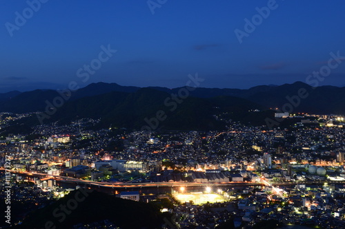 Nightscape of Nagasaki, Japan