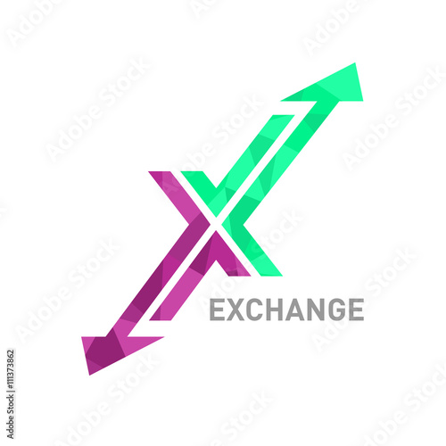 Arrow X logo design.
