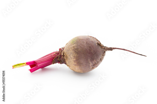 Beetroot isolated on the white background.