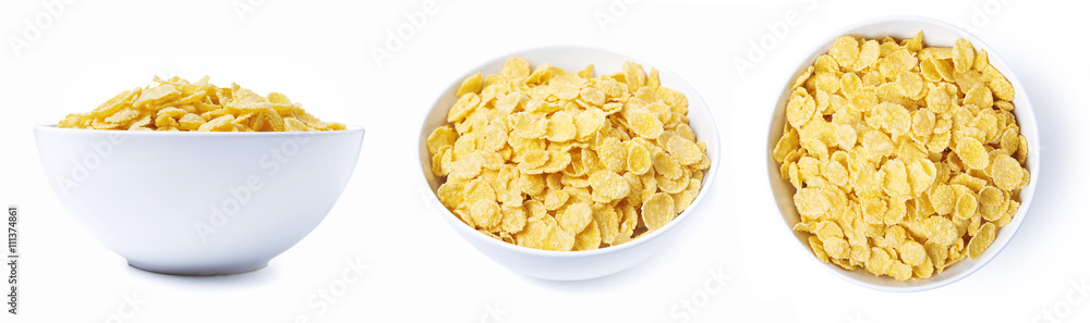 bowl of corn flakes bowl of corn flakes