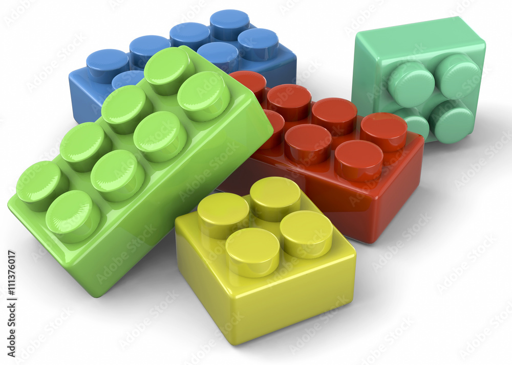 TOY PLASTIC BLOCKS - 3D TOY PLASTIC BLOCKS - 3D
