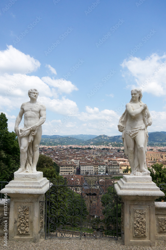 Obraz premium Statue su Firenze