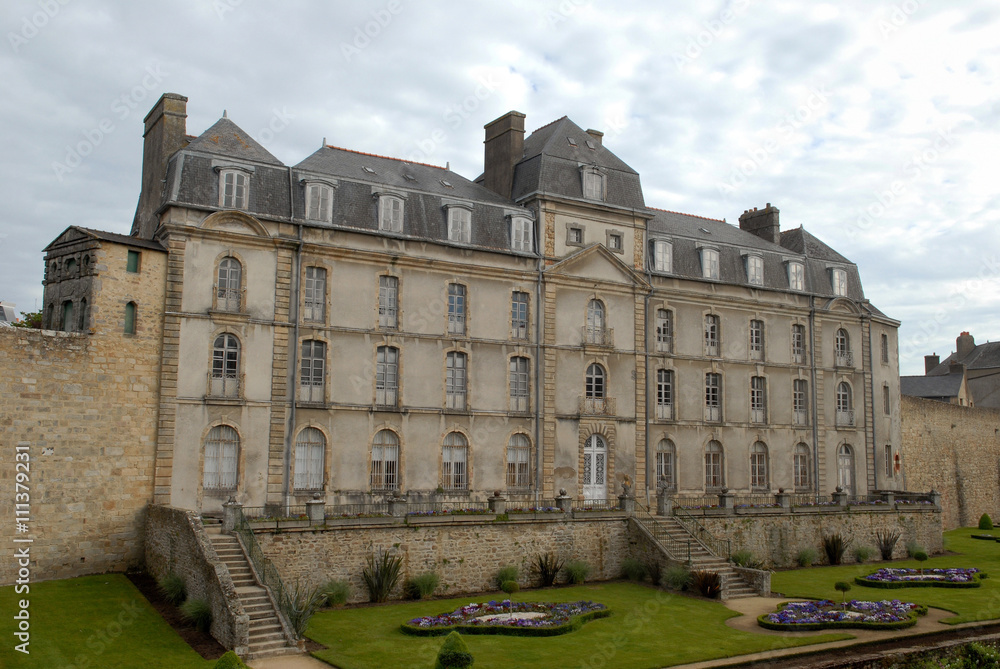 Le château de l'Hermine à Vannes Le château de l'Hermine à Vannes