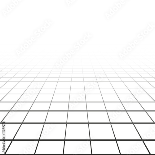 Abstract background with a perspective grid