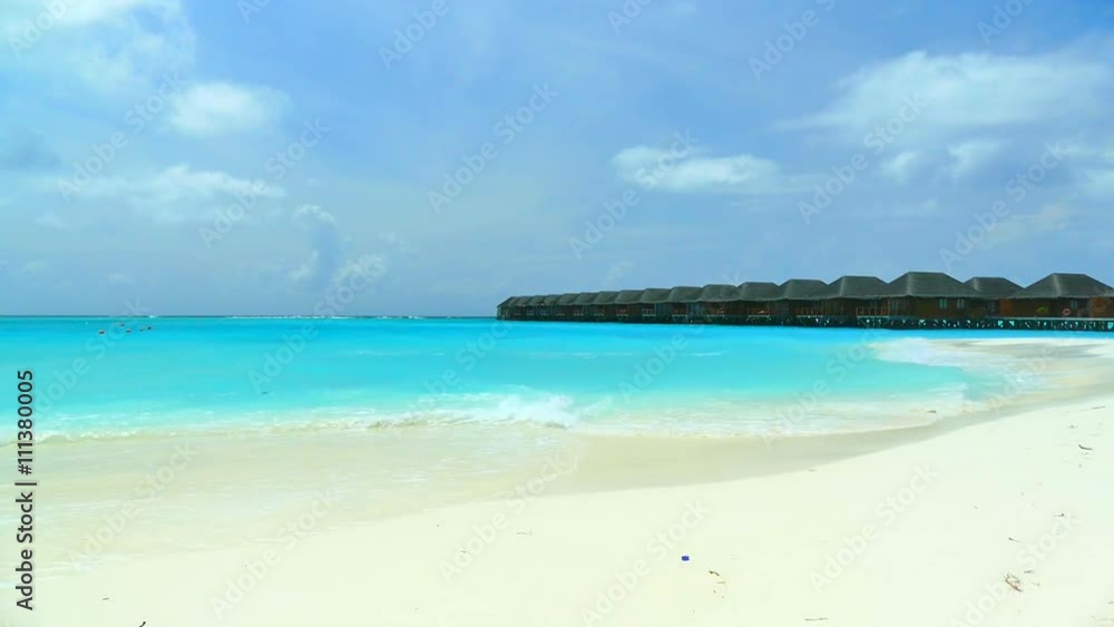 Beautiful tropical beach and sea in maldives island Beautiful tropical beach and sea in maldives island