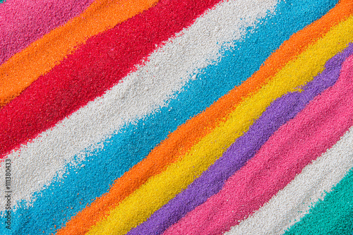 Background of colored sand closeup photo