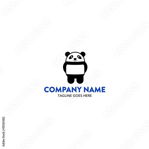 Fototapeta Naklejka Na Ścianę i Meble -  Panda Logo