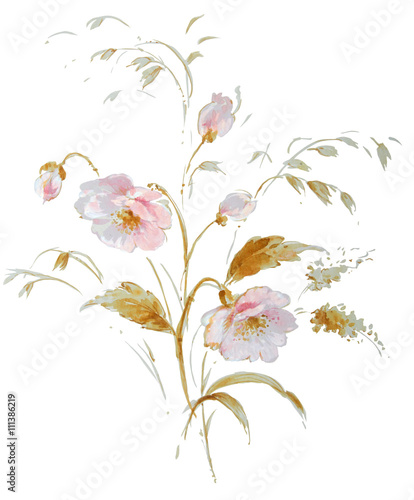 floral hand made design © alephcomo1