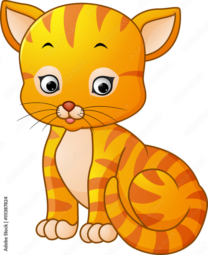 Cute cat cartoon Cute cat cartoon