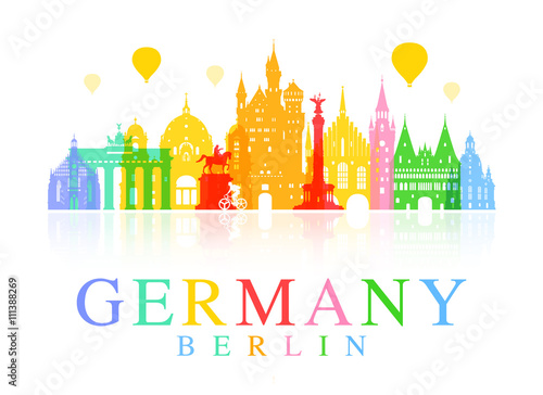Germany, Berlin travel landmark.