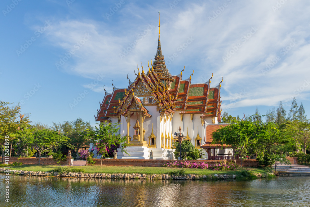 The Dusit Maha Prasat in the Ancient Siam
