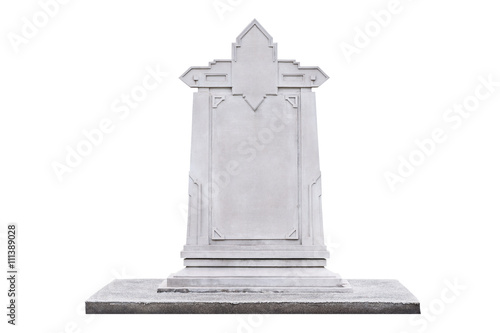 Empty Signs. Old sign white made of cement design and tracery is