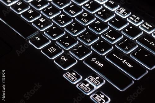 Backlit Laptop Keyboard
