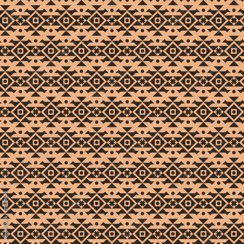 Geometric ethnic aztec mexican seamless pattern