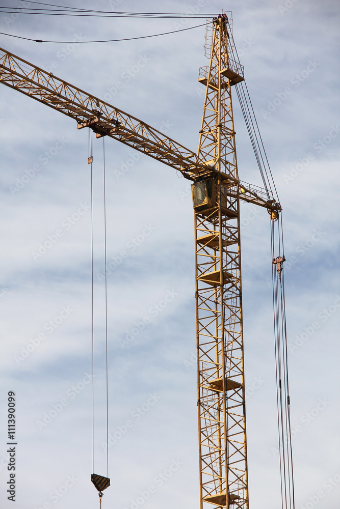 Big construction equipment on background of sky Big construction equipment on background of sky