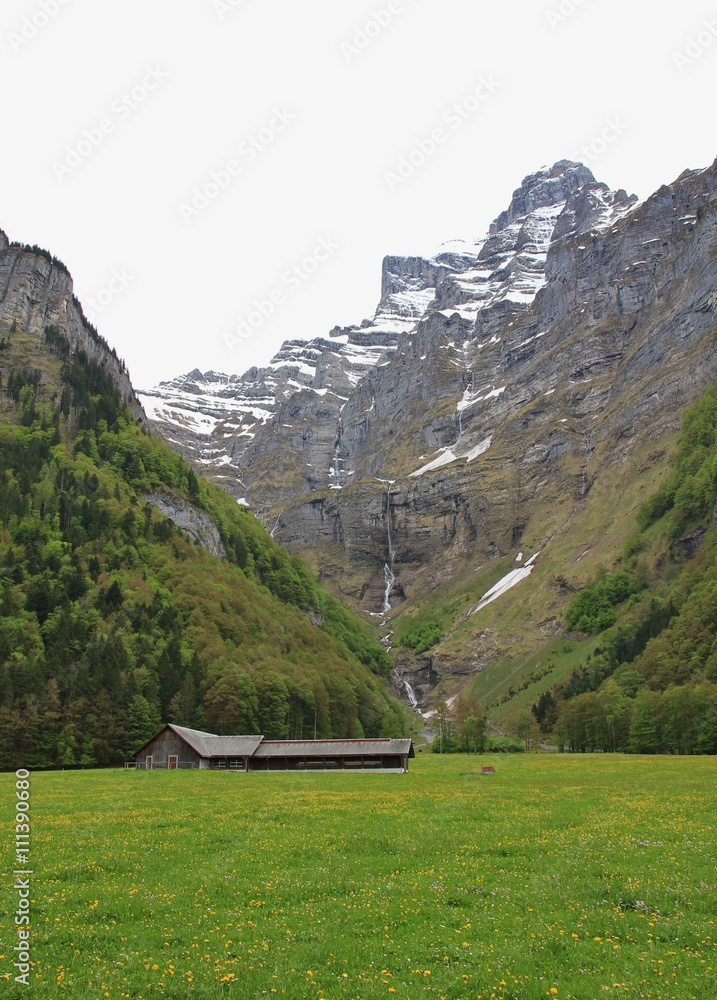 Fototapeta premium Springtime in the Kloental valley