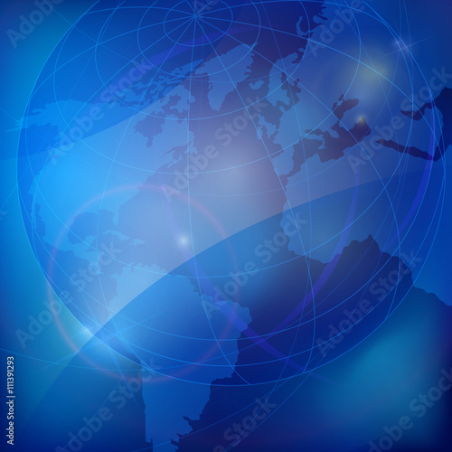 Globe background earth vector illustration