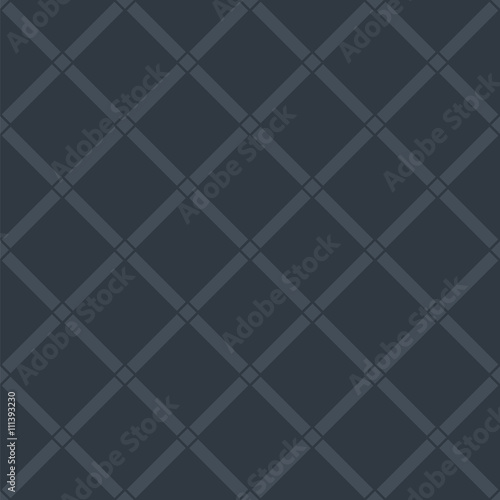 Braided dark pattern. Seamless vector background. Monotonous diagonal texture.