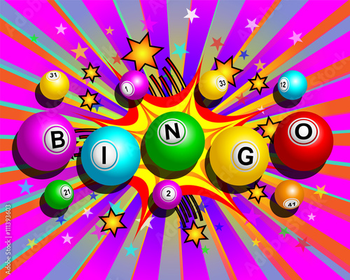Exploding Bingo Background