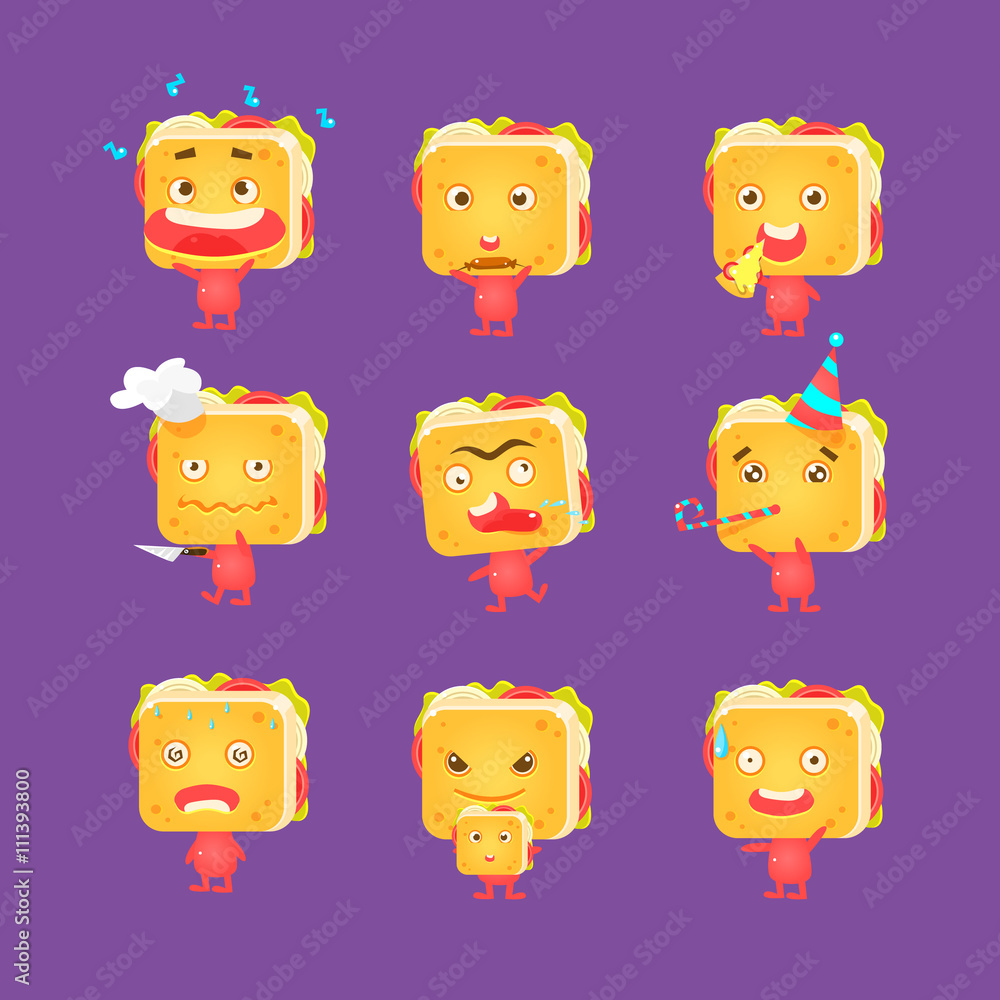 Sandwich Character Set Sandwich Character Set