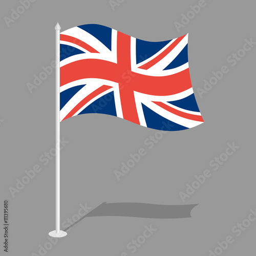 Great Britain Flag. Official national symbol of  United Kingdom