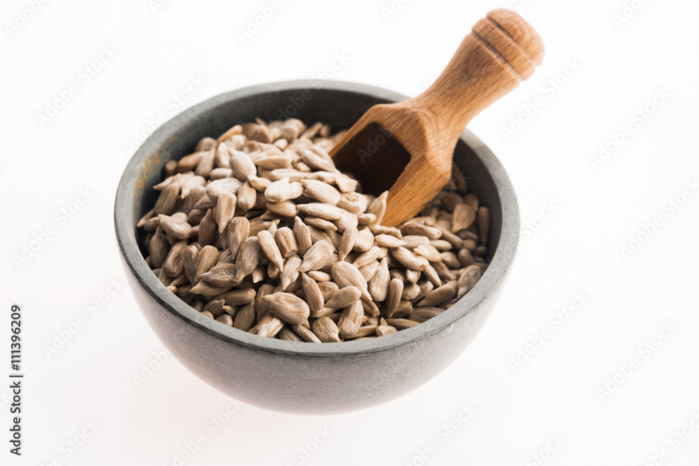 sunflower seeds isolated on white sunflower seeds isolated on white