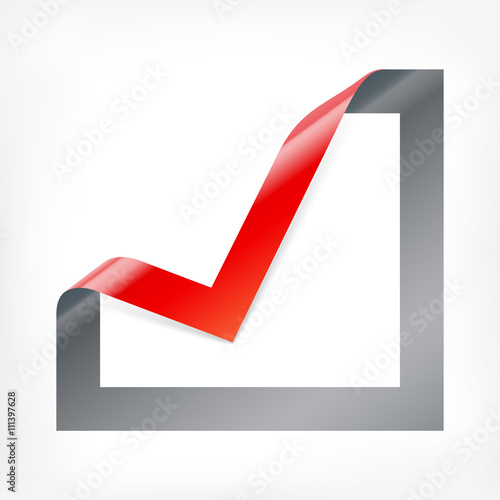 Tick mark folder icon