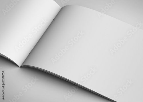 brochure isolated on white background