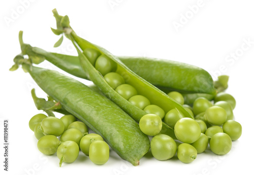 Fresh green peas
