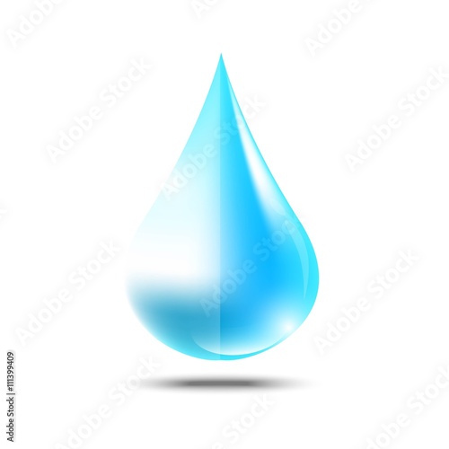 water drop isolated vector