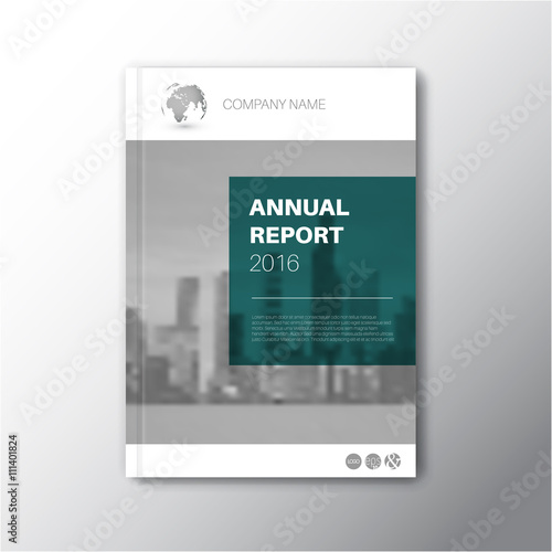 Modern Vector abstract brochure / book / flyer design template