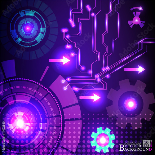 Hi-tech digital technology and engineering, digital telecoms tec
