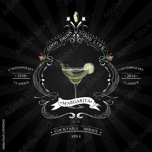 margarita black and white