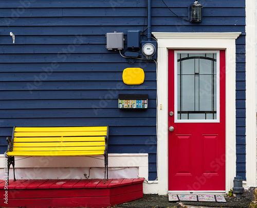 Canvas Print Newfoundland Doorways