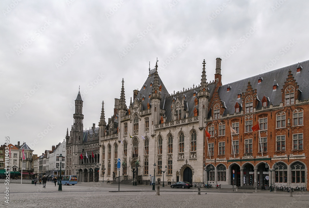 Markt (Market Square) of Bruges, Belgium