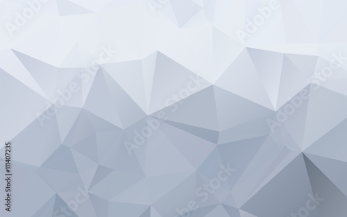Stylish ice blue abstract polygonal vector background