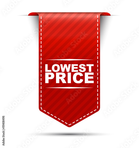 lowest price, banner lowest price, red banner lowest price, red