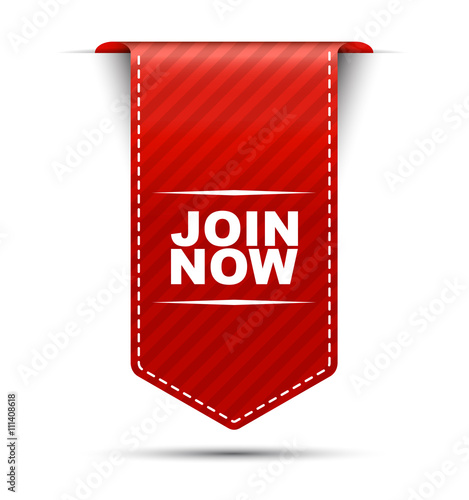 join now, banner join now, vertical banner join now, red banner
