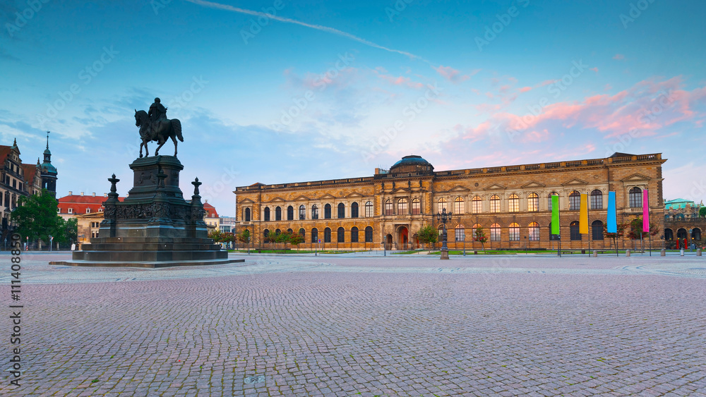 Fototapeta premium Zwinger Palace in the old town of Dresden, Germany.