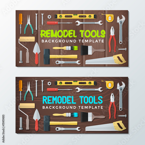 remodel tools backdrops banner templates.