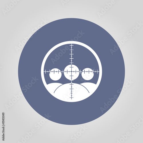 Sight device icon.