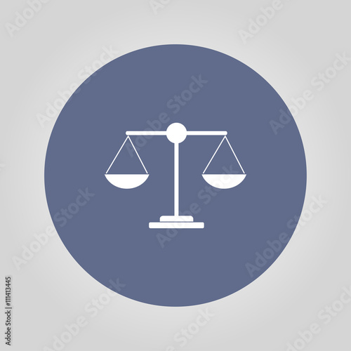 Scale icon - vector illustration