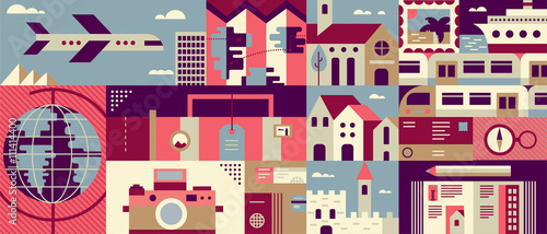 Travel concept background