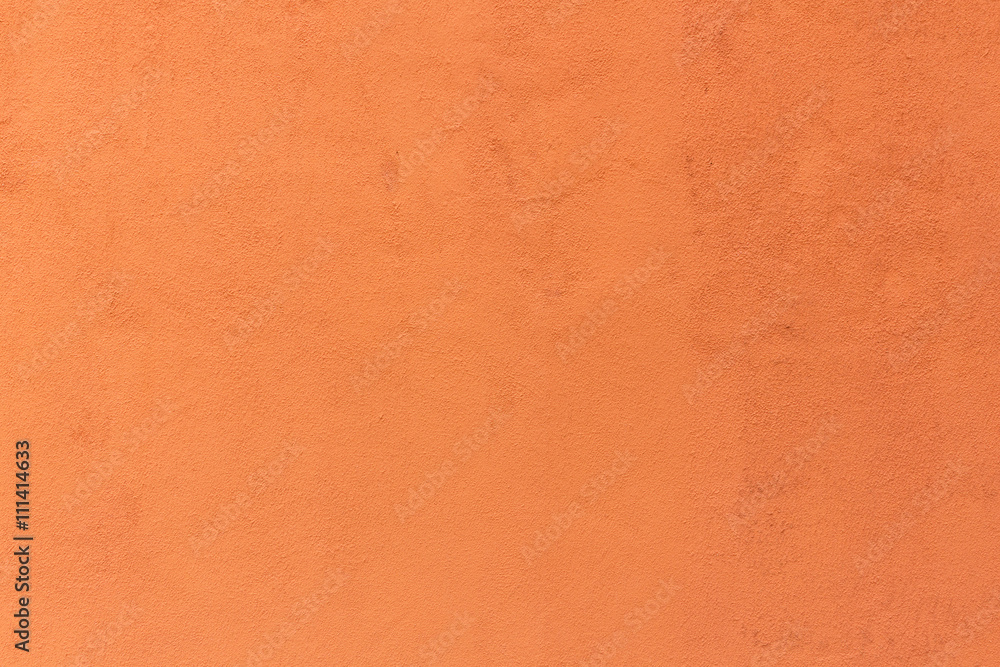 Background of vintage orange color cement