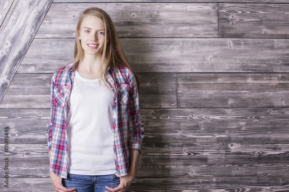 Smiling young woman Smiling young woman
