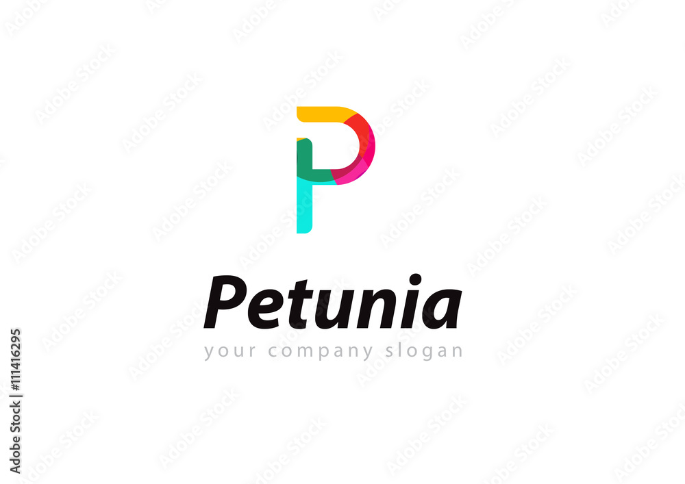 letter P logo Template for your company