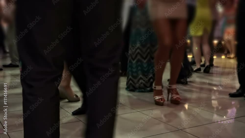 Legs of people dancing in the night club Legs of people dancing in the night club