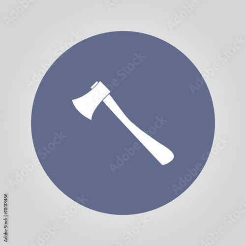 The ax icon. Axe symbol.