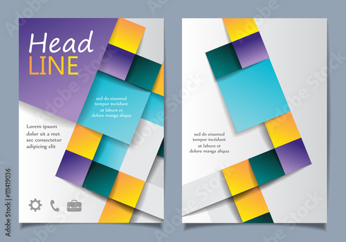 Cover Design - Vector Illustration, Graphic Design. Modern Concept