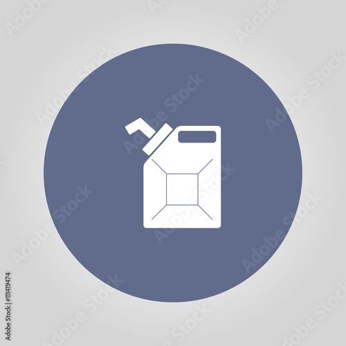 Jerrycan oil vector icon